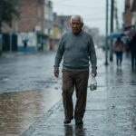 El Aguacero de la Justicia: El Día que un Patrullero Cazó a un Conductor Arrogante para Vengar a un Anciano